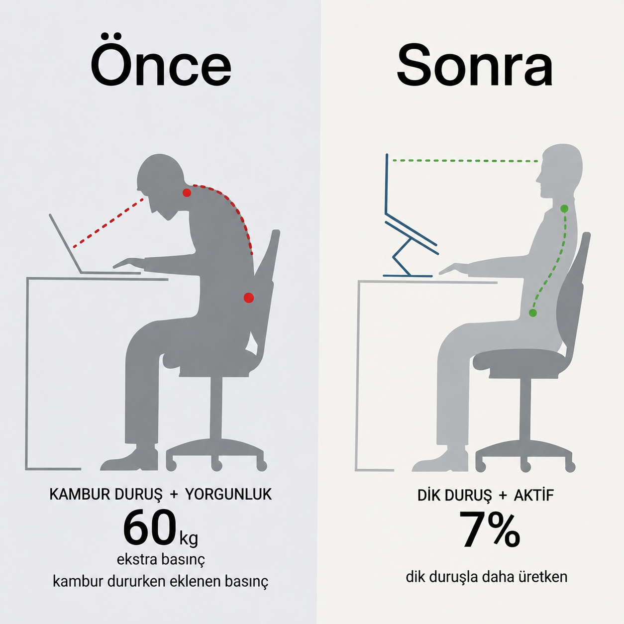 Vellio 360° Döner Ergonomik Laptop Standı